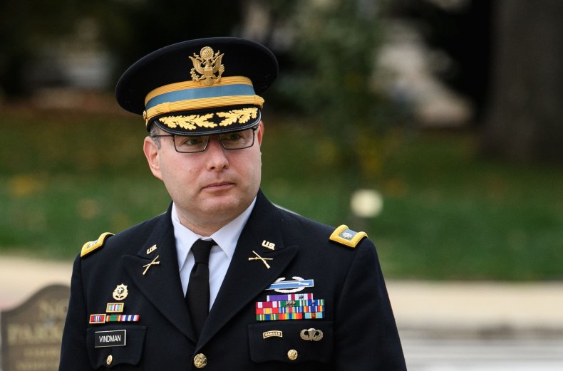 National Security Council Director for European Affairs Alexander Vindman