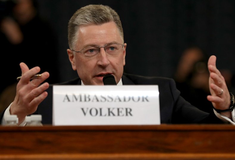 kurt volker testimony trump impeachment heraings