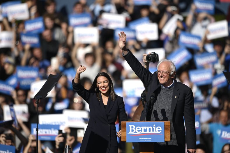 AOC Bernie Sanders