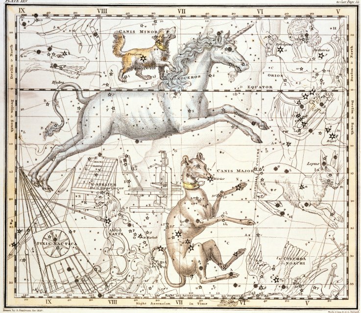 Constellations of Monoceros the Unicorn Constellations of Monoceros the Unicorn