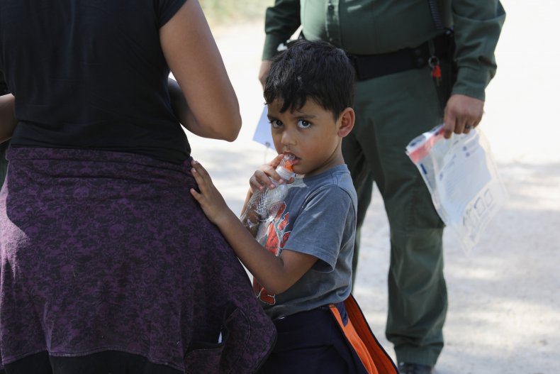 Migrant family