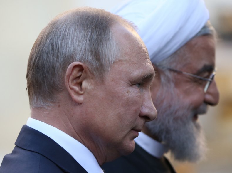 russia putin iran rouhani meeting armenia