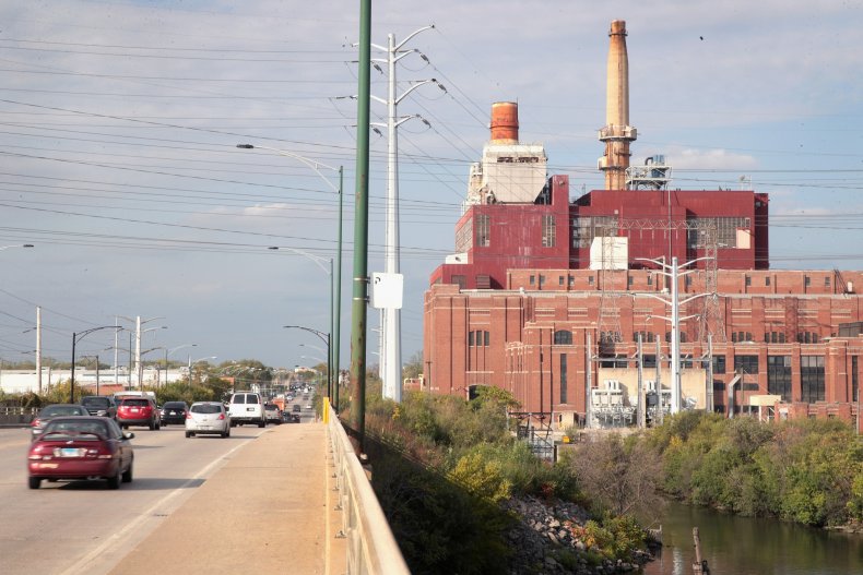 Crawford coal power plant in Chicago