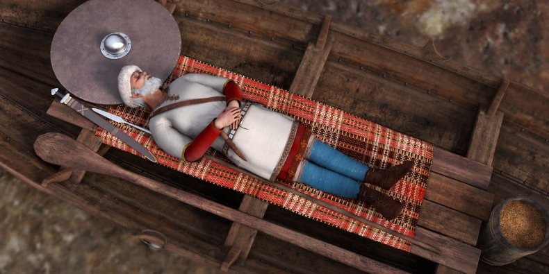 Viking burial