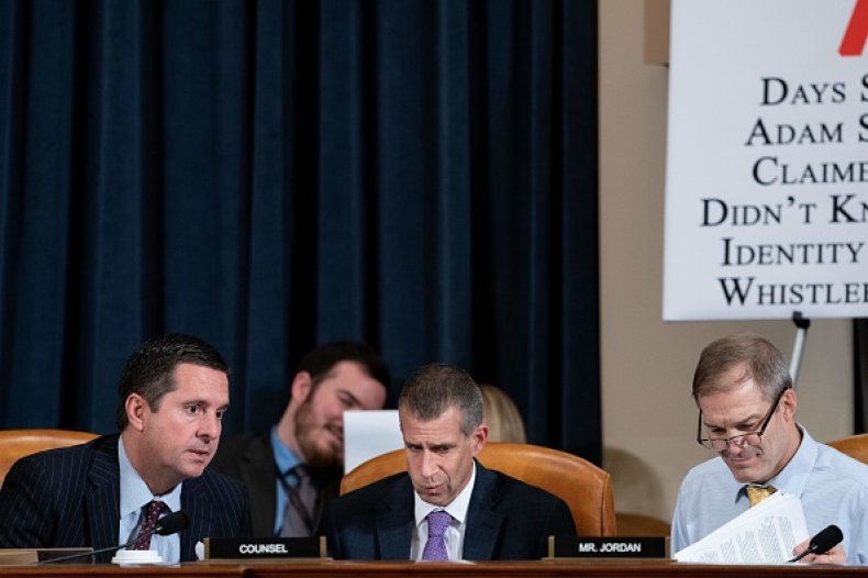 republicans house intelligence committee impeachment hearings