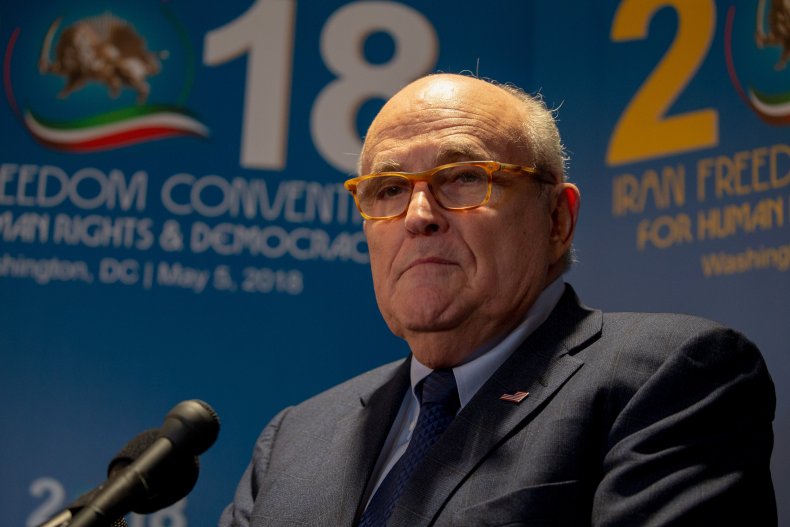 Rudy Giuliani Speaks At Conference On Iran