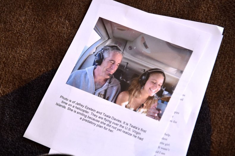 Teala Davies, Jeffrey Epstein