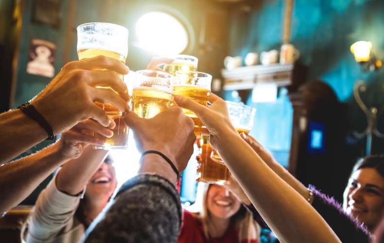 alcohol, beer, friends, celebrate, stock, getty