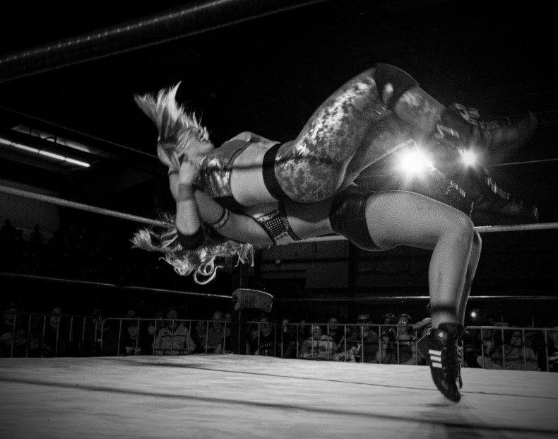 Kelly Klein in the ring