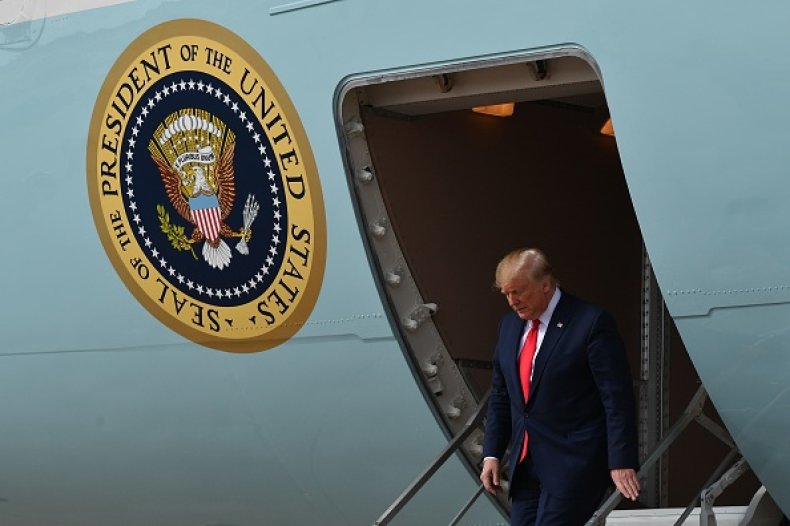 donald trump air force one austin texas