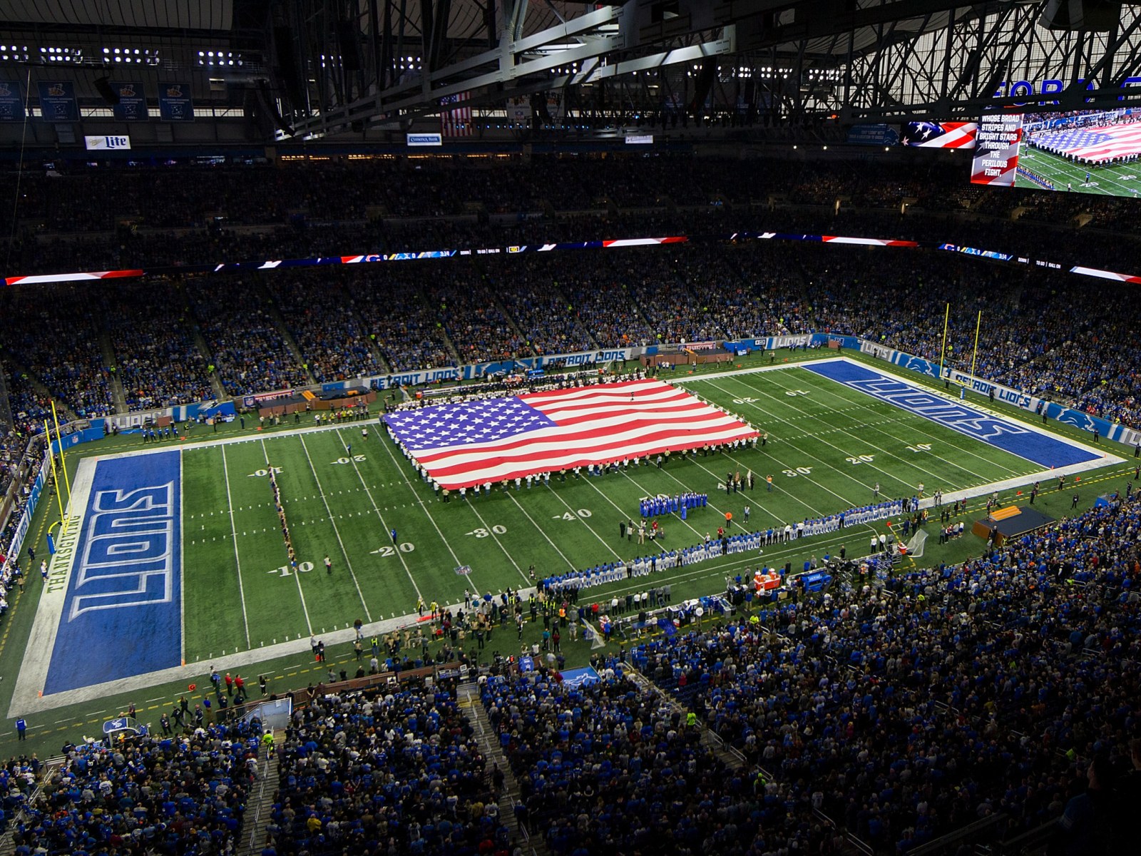 ford field thanksgiving