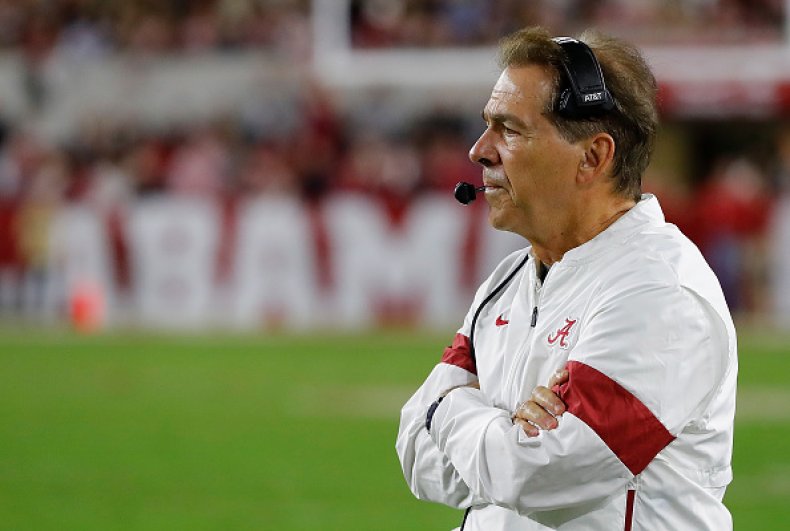 Alabama Coach Nick Saban