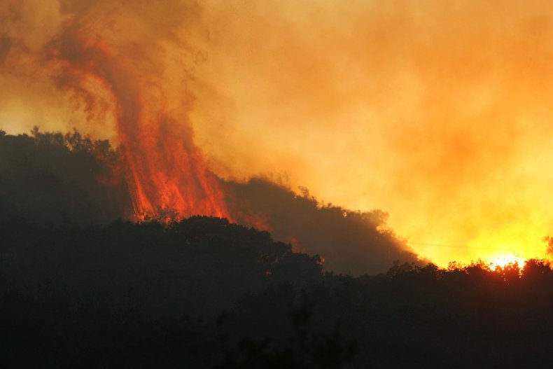 Gap Fire Santa Barbara California 2008
