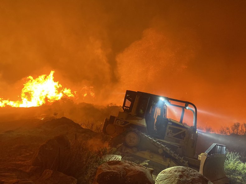 cave fire photos santa barbara photos