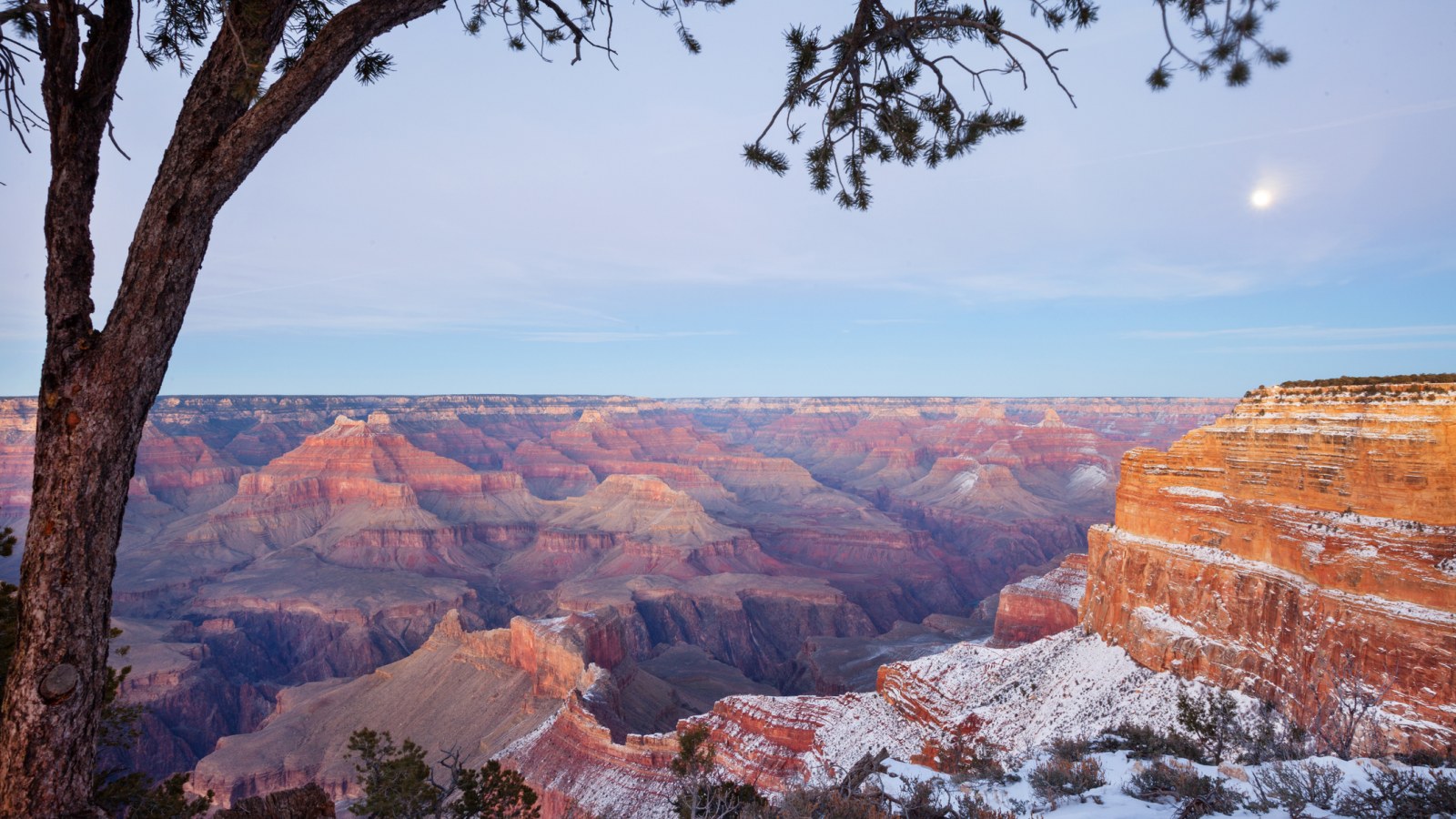 Grand Canyon National Park Shares Photo Of Visitors Walking Along Icy Ledge In Sneakers And Shorts Don T Risk It