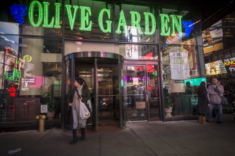 Olive Garden Times Square NYC 2015