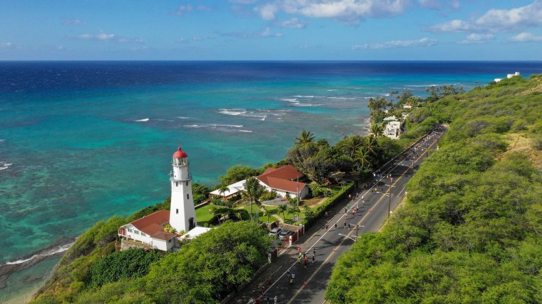 Honolulu Hawaii near Diamond Head December 2018