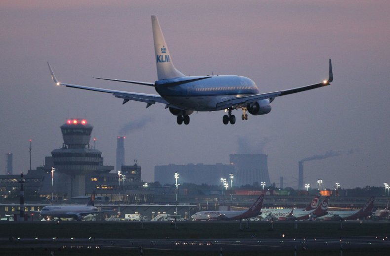 KLM plane