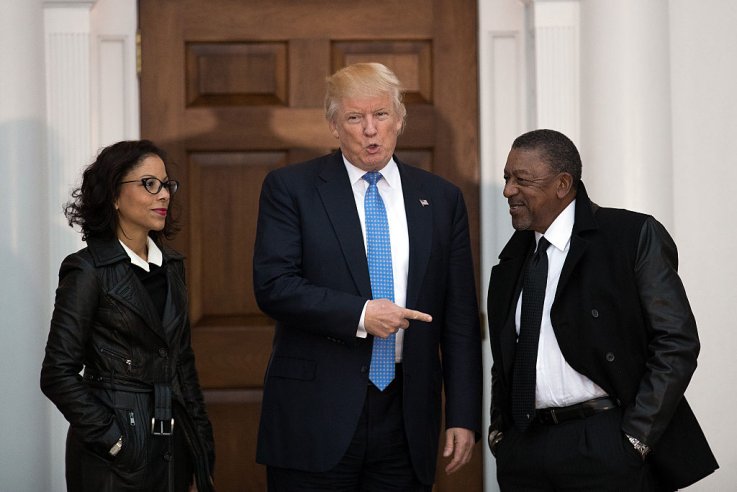 Trump and Robert Johnson Trump and Robert Johnson