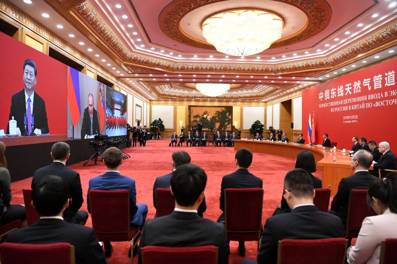china xi russia putin beijing video