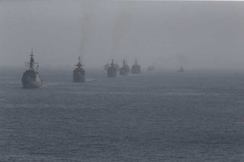 iran navy ships exercise gulf indian ocean