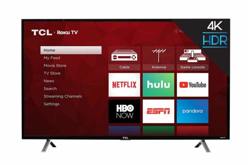 TCL 43-Inch 4K Roku TV