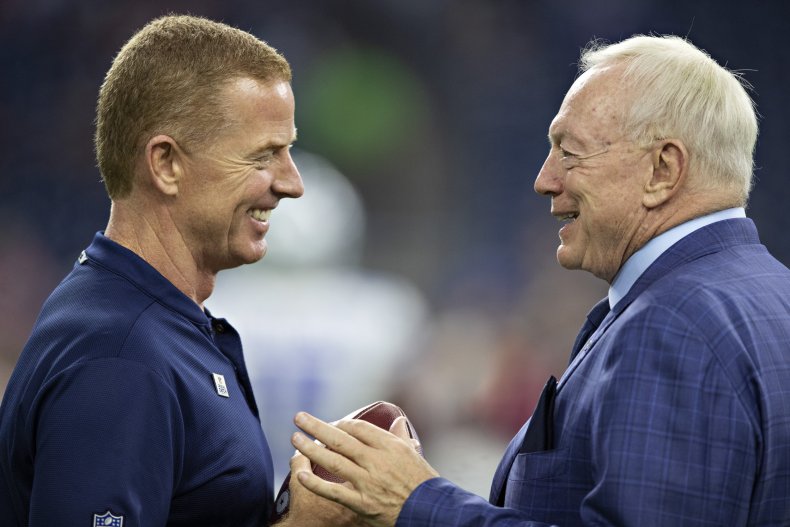 Jerry Jones, Jason Garrett, Dallas Cowboys