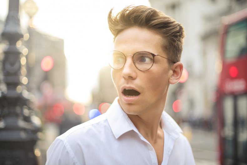 shocked man
