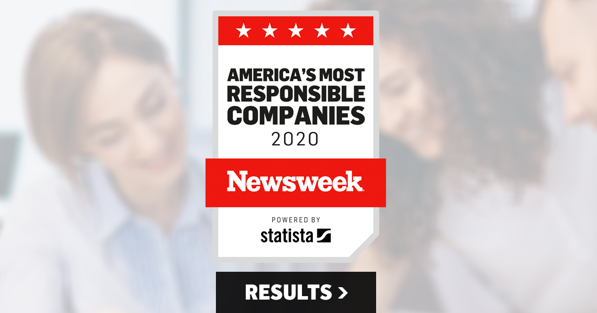 US most socially responsible comapnies 2020