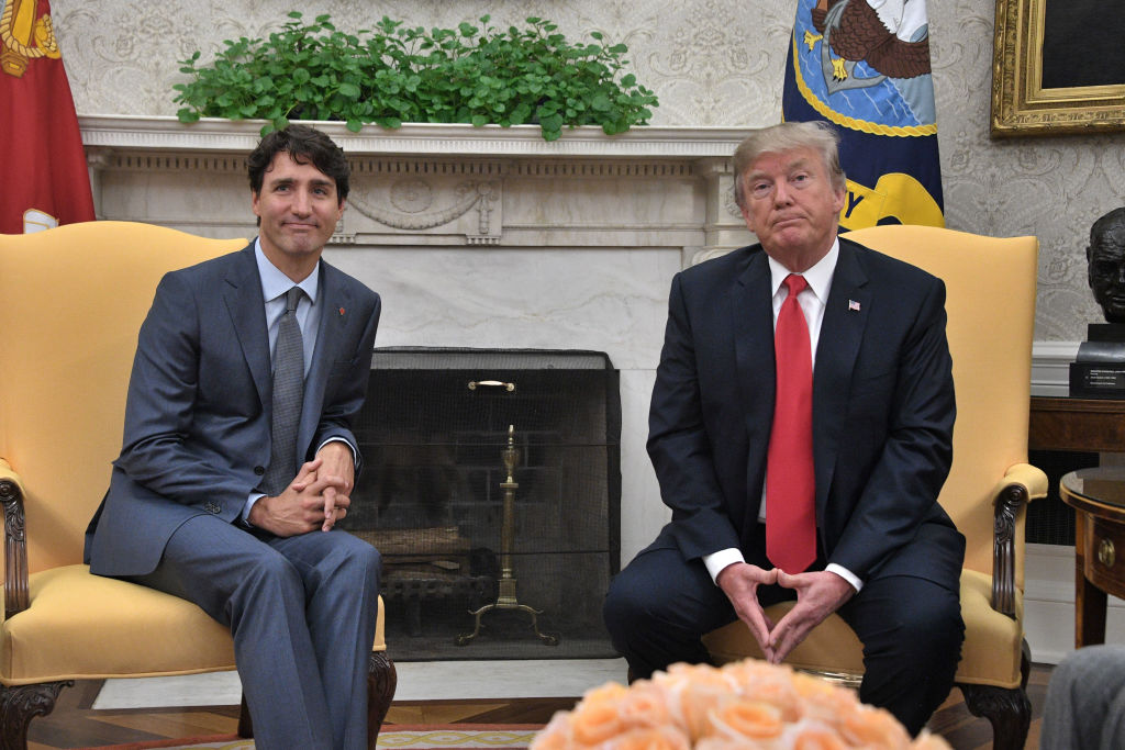 Donald Trump Calls Justin Trudeau 'Two-Faced' After Leaders Appeared To ...