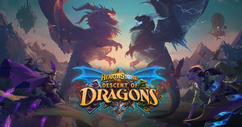hearthstone descent of dragons live stream