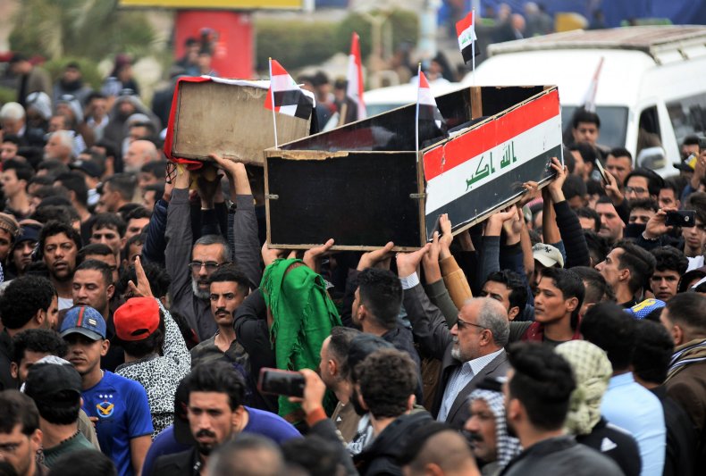 Iraqi protesters killed