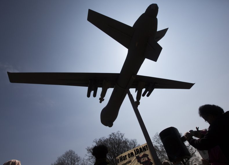 Drone protest endless war