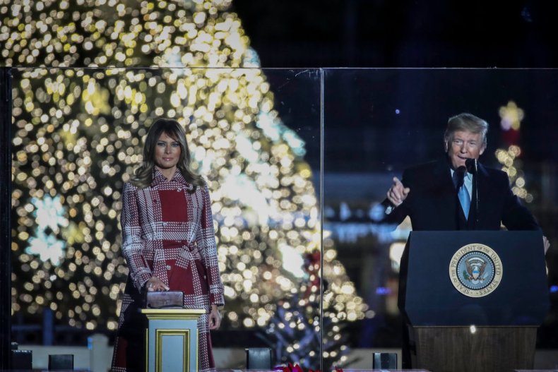 First Lady Melania Trump, President Donald Trump