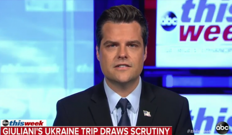 matt gaetz republican giuliani ukraine