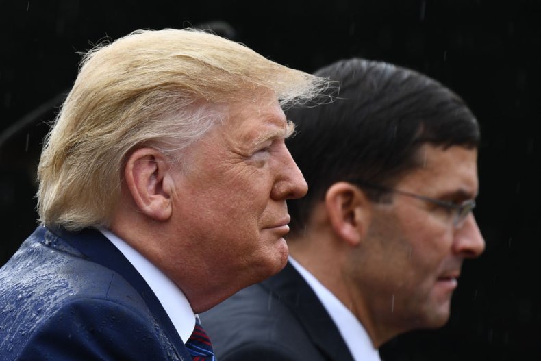 Trump and Esper