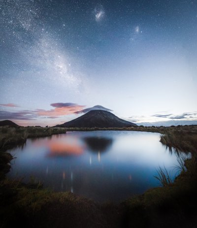 Volcano milky way Volcano milky way
