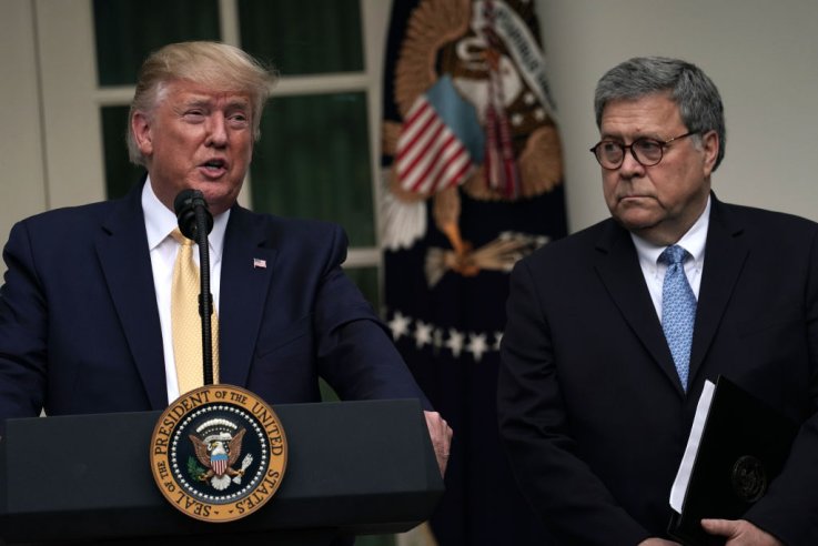 Trump and Barr Trump and Barr