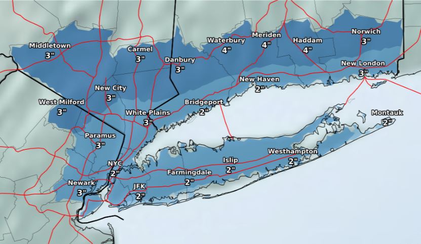 Snowstorm Path, Forecast: South and Northeast Expect Snow, Rain, Severe ...