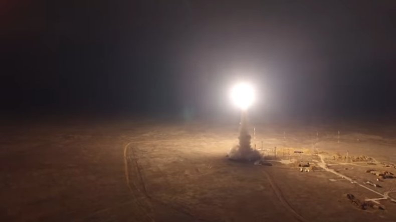 russia icbm missile test launch
