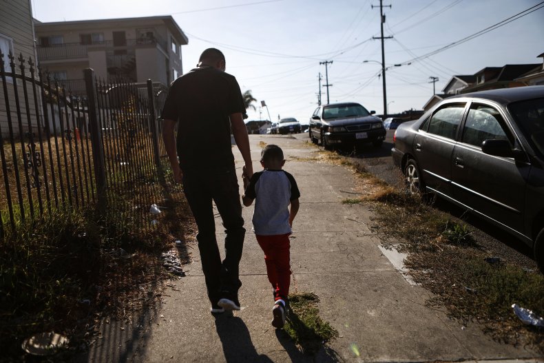 Honduran father and son