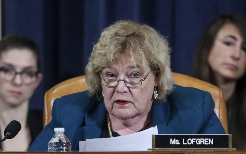 Lofgren, Impeachment Vet, Defends Trump Impeachment Articles