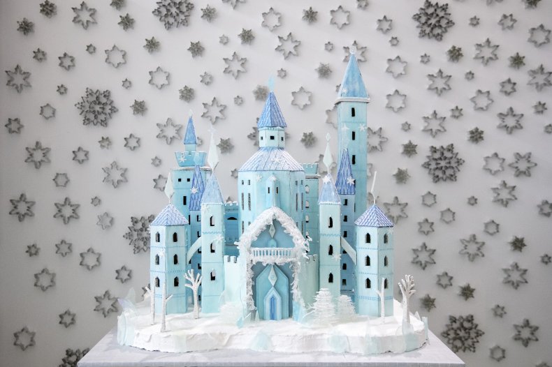 gingerbread ice castle