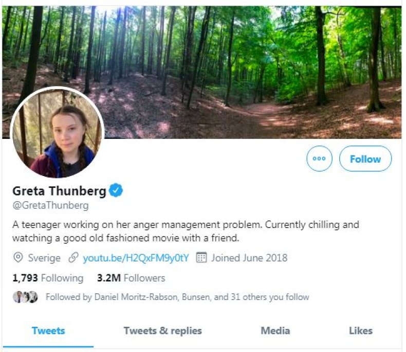 greta thunberg donald trump melania trump