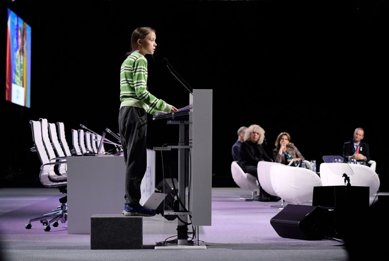 Swedish climate activist Greta Thunberg