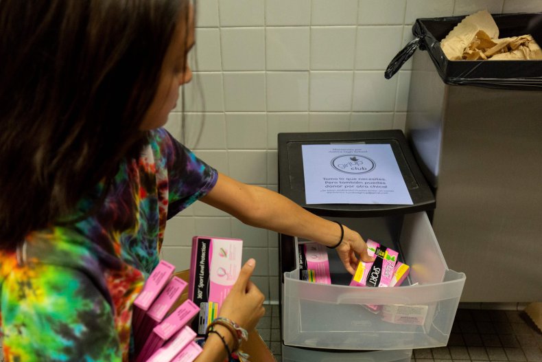 menstrual equity student