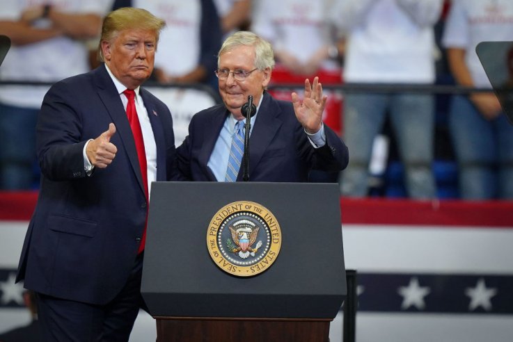 Donald Trump and Mitch McConnell Donald Trump and Mitch McConnell