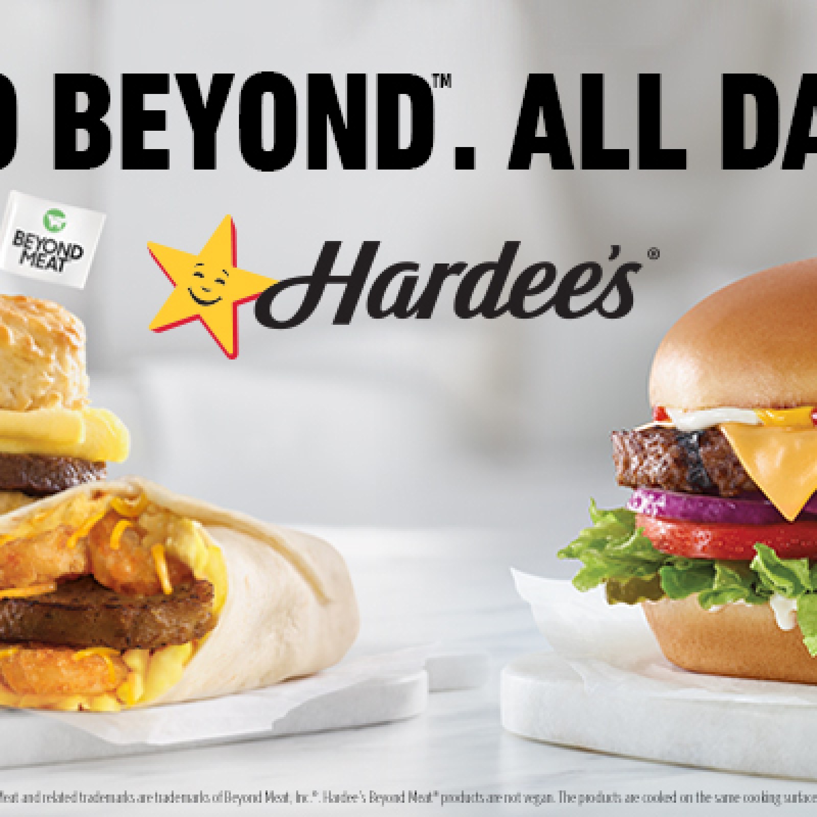 Carl S Jr And Hardee S Launch New Plant Based Beyond Meat Menu