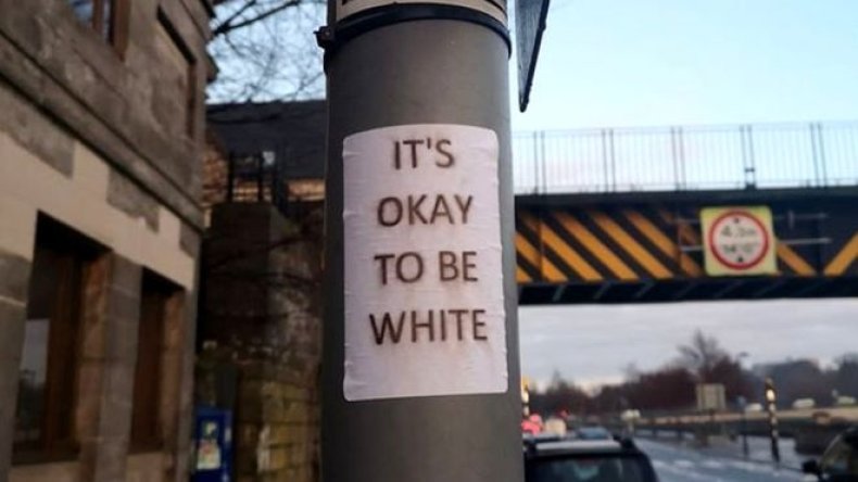 Ok To Be White posters in Perth Ok To Be White posters in Perth