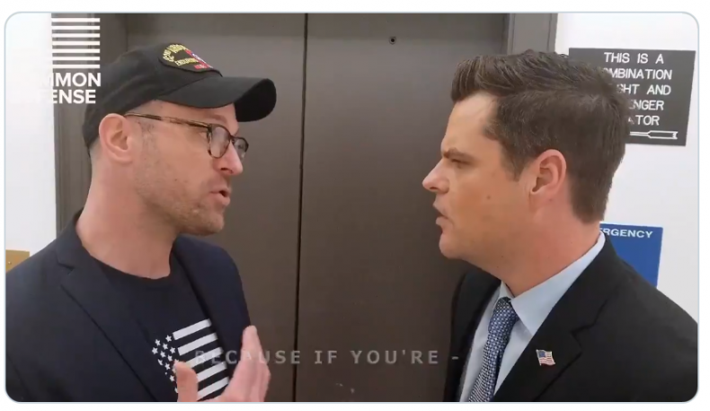 veteran confront matt gaetz impeachment